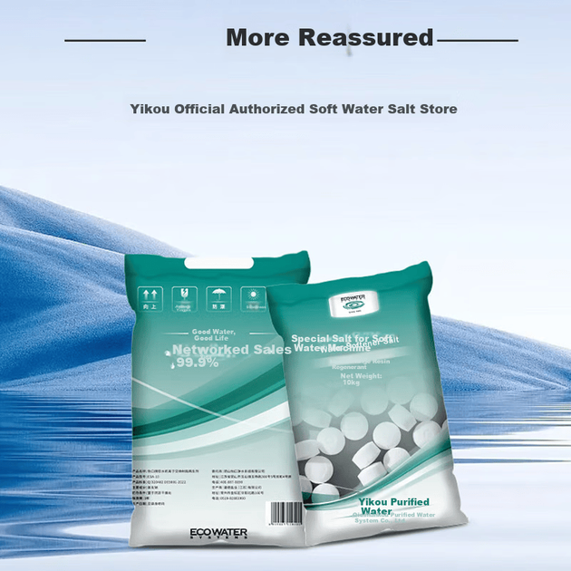 Соль ECOWATER ESA для умягчения воды, 20 кг, чистота 99.6% - изображение 5