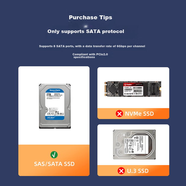 Контроллер RAID EB-LINK PCIE 8-port SAS/SATA - изображение 5
