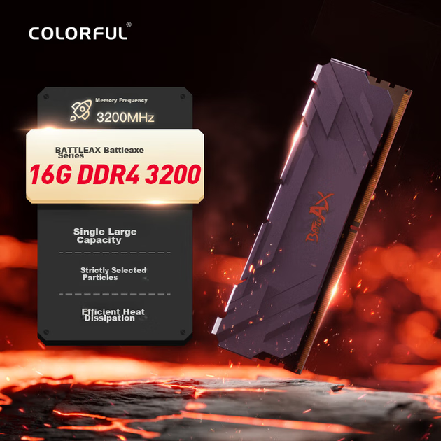 Цветной модуль оперативной памяти DDR4 3200 объемом 16 ГБ для настольных компьютеров, серия Zhanchufu, титаново-серый, C18, поддерживает развертывание на рабочих станциях. - изображение 8
