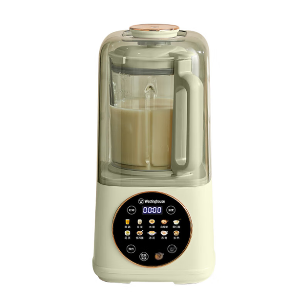 Westinghouse Quiet Blender, домашній блендер для соєвого молока, 1,5 л, з підігрівом, повністю автоматичний, шумозаглушення, комбайн для дитячого харчування, WPB15J8 Matcha Green (модель з однією чашкою) - зображення 8
