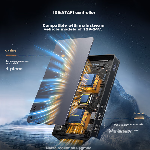Док-станция UGREEN Type-C 3.2 с двумя портами HDMI/DP для подключения трех дисплеев, технология DisplayLink, совместима с док-станциями расширения Apple Thunderbolt 4/5, подходит для расширения сети Apple M345 с несколькими экранами, 10 Гбит/с. - изображение 6