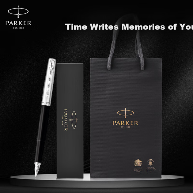 Перьевая ручка Parker Signature, для каллиграфии, подарок на день рождения с возможностью индивидуальной гравировки, гелевая ручка Jotter с черными чернилами. - Фото 4 Перьевая ручка Parker Signature, для каллиграфии, подарок на день рождения с возможностью индивидуальной гравировки, гелевая ручка Jotter с черными чернилами. - изображение 4