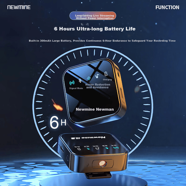 Микрофон Newmine MC87 петличный беспроводной для стримов, шумоподавление - Фото 4 Микрофон Newmine MC87 петличный беспроводной для стримов, шумоподавление - изображение 4