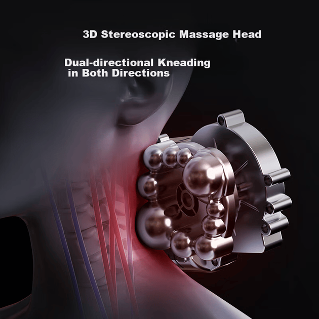 Оригинальный массажер для шейного отдела позвоночника JD, подушка-массажер для шеи, массажер для плеч и поясницы, массажер для плеч и шеи, подходит для всего тела, подарок на день рождения для парня или девушки. - изображение 5