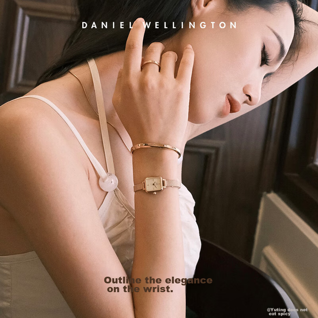 Браслет DanielWellington DW для жінок, сяюче зоряне небо з рожевого золота великого розміру, подарунок на день народження для дівчини, парний браслет DW528 - изображение 6