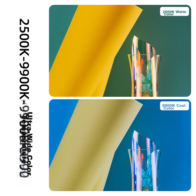 Sidande X2049S Link Fill Light, портативний кишеньковий ліхтар для фотографій, світлодіодний повнокольоровий RGB-ліхтар для зовнішньої портретної зйомки, велика ємність, довговічний ліхтар для камери з функцією гарячого башмака - зображення 11