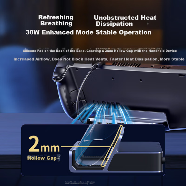 Игровая база UGREEN Steam Deck/OLED/ROG Dock, портативная док-станция Xbox Ally X, док-станция Legion Go для мобильных устройств/планшетов, порт Ethernet для 4K-дисплеев - Фото 4 Игровая база UGREEN Steam Deck/OLED/ROG Dock, портативная док-станция Xbox Ally X, док-станция Legion Go для мобильных устройств/планшетов, порт Ethernet для 4K-дисплеев - изображение 4