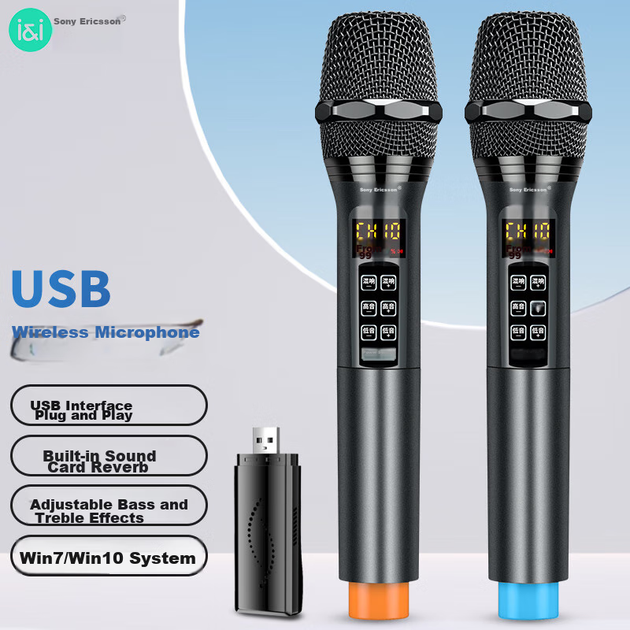 Микрофон USB Soaiy беспроводной WS11 - Фото 5 Микрофон USB Soaiy беспроводной WS11 - изображение 5
