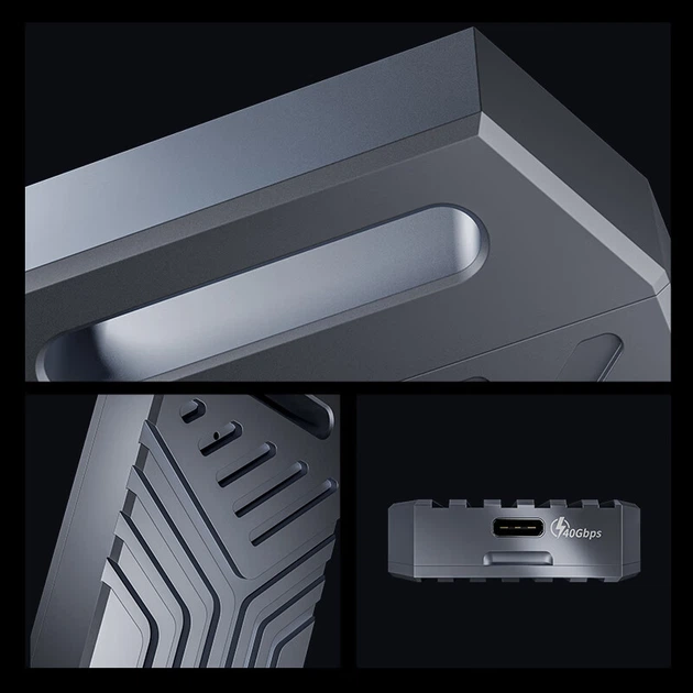 Корпус MAIWO для SSD M.2 NVMe Thunderbolt 4/USB4, 40Гбит/с, алюминиевый, K1695 - Фото 10 Корпус MAIWO для SSD M.2 NVMe Thunderbolt 4/USB4, 40Гбит/с, алюминиевый, K1695 - изображение 10