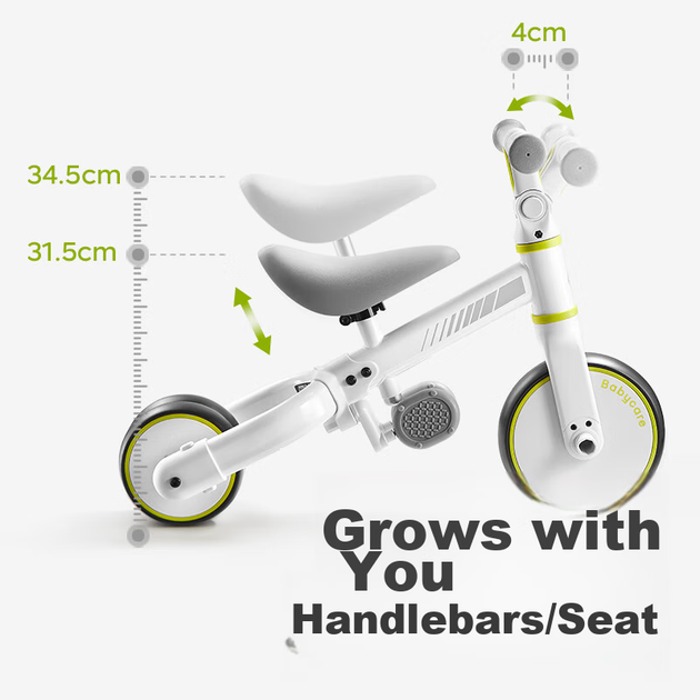 Детский беговел Babycare, трехколесный, для детей 1-5 лет, синий - изображение 6
