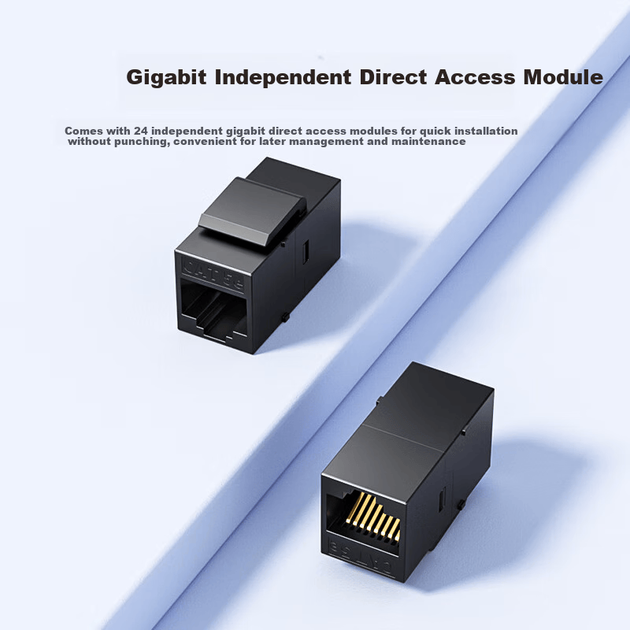 Патч-панель BIAZE TT85-24 Cat 5e UTP 24 порта 100 Мбит/с 1U 19" - изображение 7
