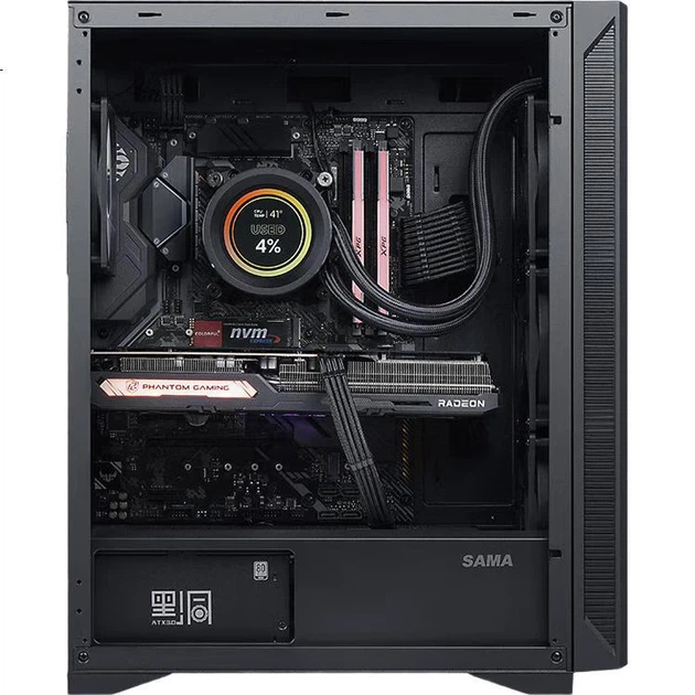 Корпус SAMA Black Hole 7pro Mid-Tower Black - изображение 3