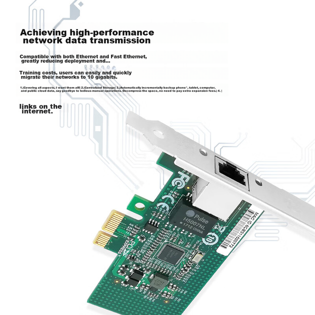 LR-LINK Lianrui LREC9204CT Гигабитная проводная сетевая карта для настольных компьютеров, однопортовый PCIe, чип Intel I210 - Фото 9 LR-LINK Lianrui LREC9204CT Гигабитная проводная сетевая карта для настольных компьютеров, однопортовый PCIe, чип Intel I210 - изображение 9
