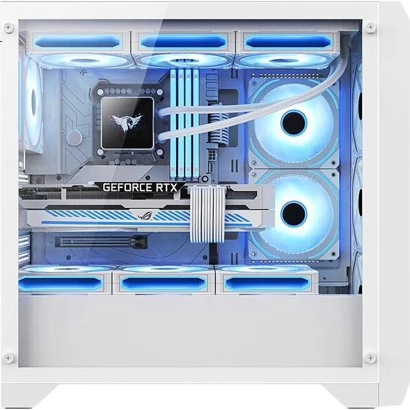 Корпус Huntkey GX750A Predator White - изображение 3