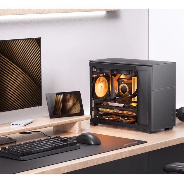 Корпус JONSBO D31 MESH MATX з Type-C Gen2, СРО до 2x360 мм, чорний - зображення 8