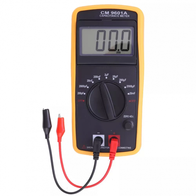 Тестер 9601, LCD , A, V, R, тест діодів, температура, зумер - зображення 2