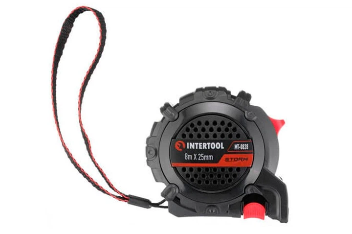 Рулетка измерительная Intertool 8 м x 25 мм Storm магнит - изображение 2
