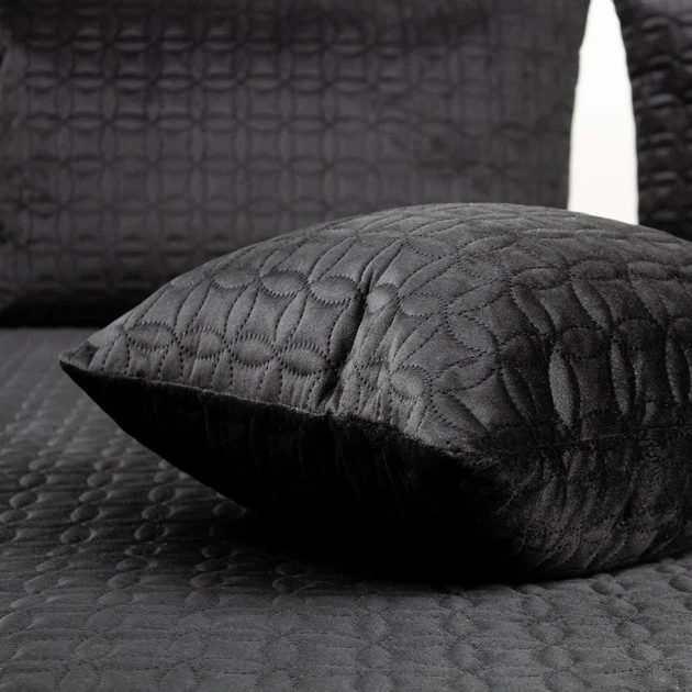 Покривало ТЕП "VELOUR" Чорний/Мозаїка, 150x210 - Фото 3 Покривало ТЕП "VELOUR" Чорний/Мозаїка, 150x210 - изображение 3