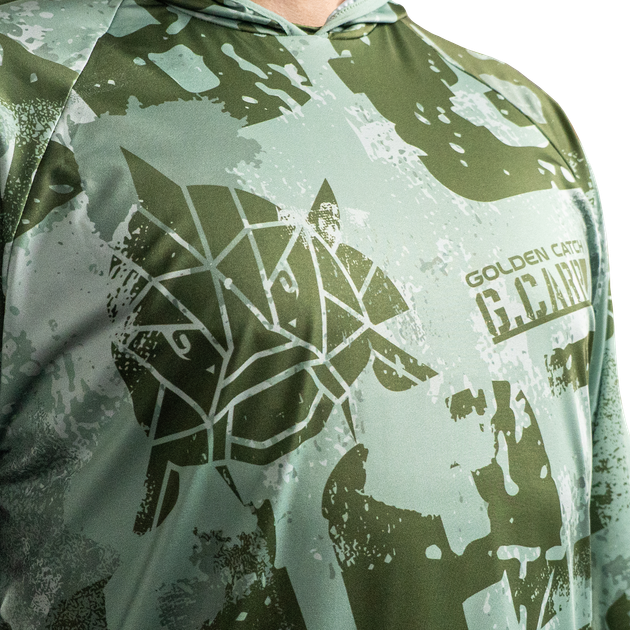 Джерси с капюшоном GC G.Carp Grunge Sun Hoodie XL - изображение 4