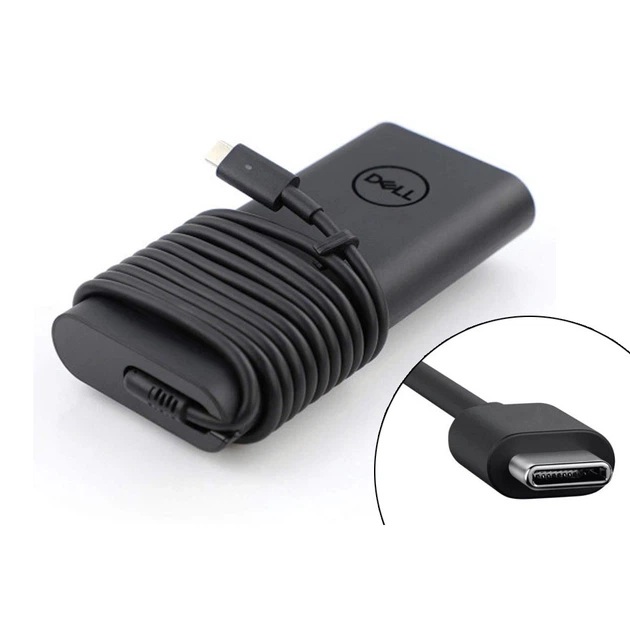 Блок живлення Dell USB Type-C 130W Original (HA130PM170) - Б/В - Фото 1 Блок живлення Dell USB Type-C 130W Original (HA130PM170) - Б/В - зображення 1