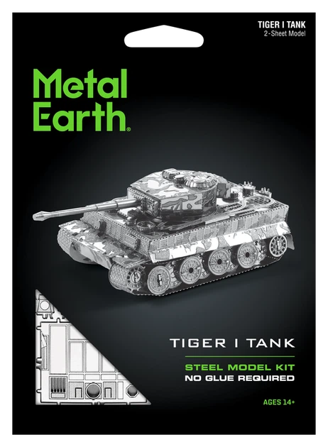 Металевий 3D конструктор "Танк Tiger I", Metal Earth, MMS203 - изображение 7