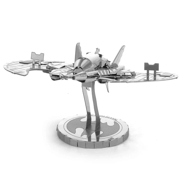 Металевий 3D конструктор "Бойовий автомобіль Batman 1989 Batwing", Metal Earth, MMS373 - Фото 6 Металевий 3D конструктор "Бойовий автомобіль Batman 1989 Batwing", Metal Earth, MMS373 - изображение 6