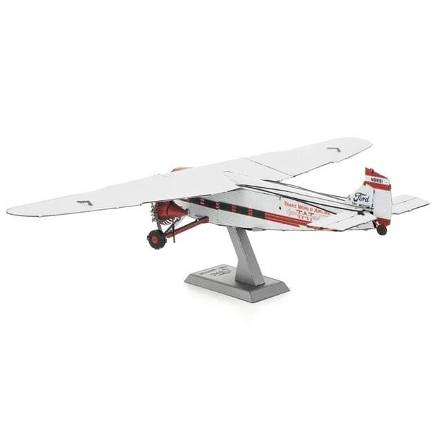 Металевий 3D конструктор "Літак Ford Trimotor", Metal Earth, MMS467 - изображение 4