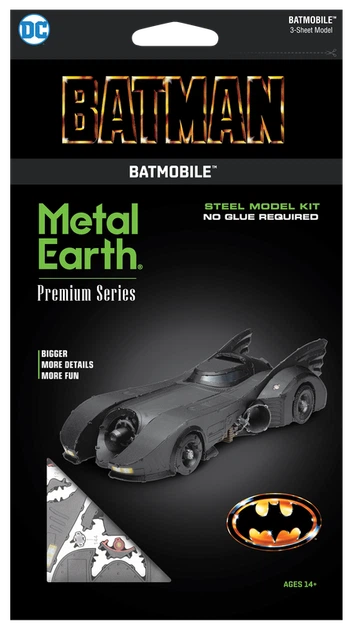 Металевий 3D конструктор "Бетмен - Бетмобіль", Metal Earth, PS2014 - Фото 7 Металевий 3D конструктор "Бетмен - Бетмобіль", Metal Earth, PS2014 - изображение 7