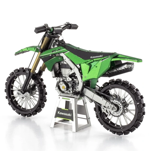 Металевий 3D конструктор "Мотоцикл Kawasaki KX-450", Metal Earth, PS2015 - изображение 3