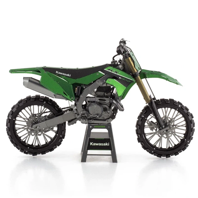 Металевий 3D конструктор "Мотоцикл Kawasaki KX-450", Metal Earth, PS2015 - изображение 5