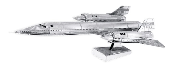 Металевий 3D конструктор "Літак SR71 Blackbird", Metal Earth, MMS062 - Фото 1 Металевий 3D конструктор "Літак SR71 Blackbird", Metal Earth, MMS062 - изображение 1