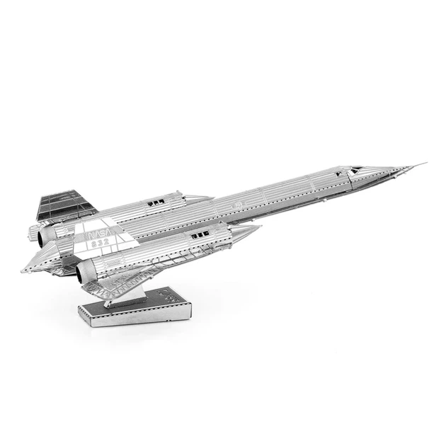 Металевий 3D конструктор "Літак SR71 Blackbird", Metal Earth, MMS062 - Фото 5 Металевий 3D конструктор "Літак SR71 Blackbird", Metal Earth, MMS062 - изображение 5