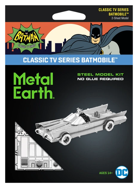 Металевий 3D конструктор "Автомобіль Batman TV Series Batmobile", Metal Earth, MMS371 - изображение 7