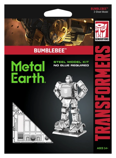 Металевий 3D конструктор "Bumblebee Transformers", Metal Earth, MMS301 - зображення 6