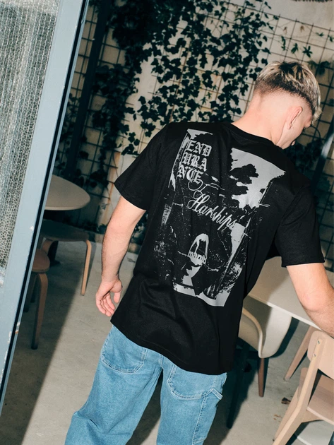 Футболка MANTO t-shirt RESOLVE black L - изображение 8