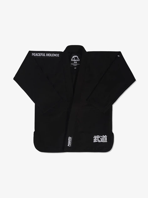 Кімоно MANTO "SOCIETY" BJJ GI black A1 - Фото 1 Кімоно MANTO "SOCIETY" BJJ GI black A1 - зображення 1
