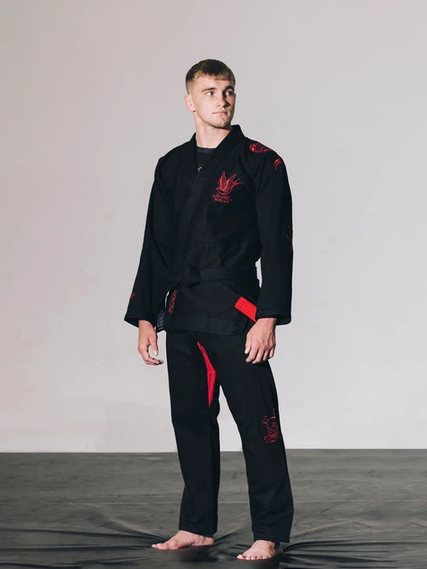 Кімоно MANTO "MIKO" BJJ Gi black A1 - Фото 3 Кімоно MANTO "MIKO" BJJ Gi black A1 - зображення 3