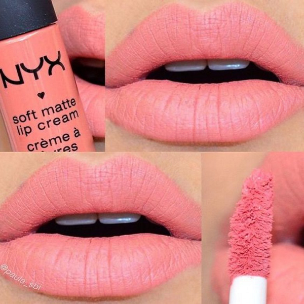Жидкая помада с матовым финишем Nyx Soft Matte Lip Cream Buenos Aires SMLC12 персиково-розовый 8 мл - изображение 2