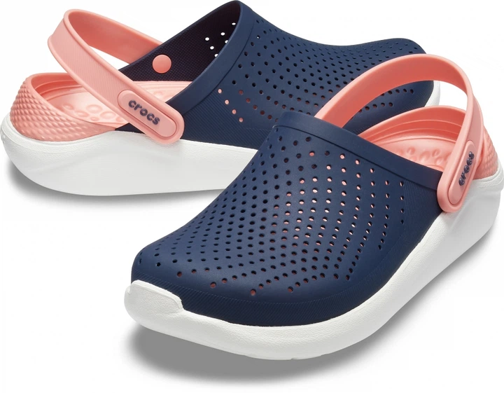 Крокси LiteRide Clog Navy/Melon, розмір 39 - Фото 2 Крокси LiteRide Clog Navy/Melon, розмір 39 - изображение 2