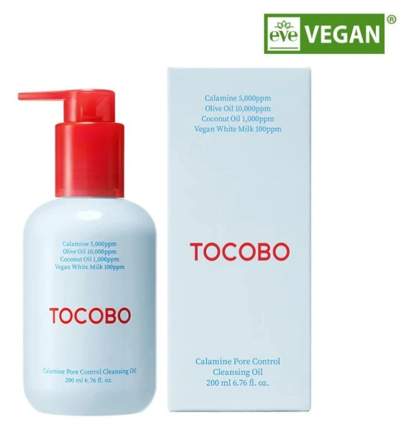 Гидрофильное масло с каламином Tocobo Calamine Pore Control Cleansing Oil 200 мл - Фото 3 Гидрофильное масло с каламином Tocobo Calamine Pore Control Cleansing Oil 200 мл - изображение 3