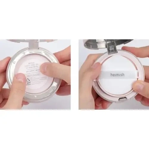 Кушон с сияющим эфектом Heimish Artless Perfect Cushion Spf50+ PА+++ (с запаской) №25 Medium Beige 124 г - зображення 5