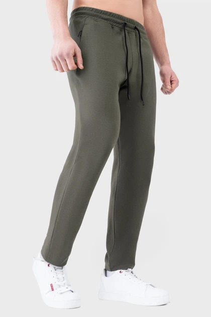 Штани AVECS зелені з трикотажу Double Face 50590/48 XL - изображение 5