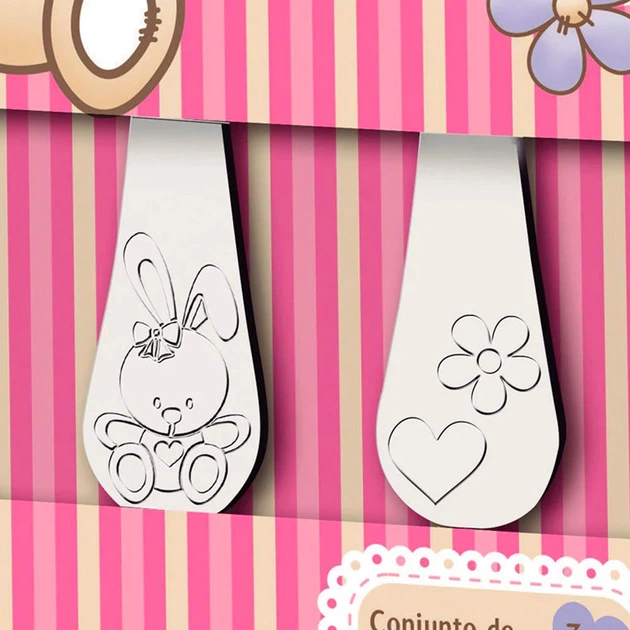 Детские столовые приборы Tramontina Baby Le Petit Pink 66973/015 2 предмета - изображение 2