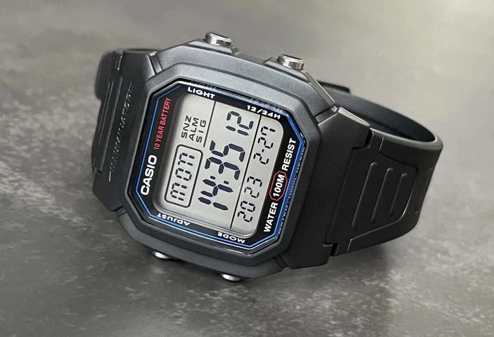 Мужские наручные часы CASIO Vintage W-800H-1A - изображение 2