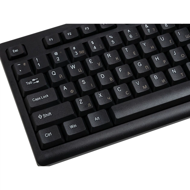 Клавиатура AOC KB100B USB UA Black (KB100B/97) - Фото 4 Клавиатура AOC KB100B USB UA Black (KB100B/97) - изображение 4