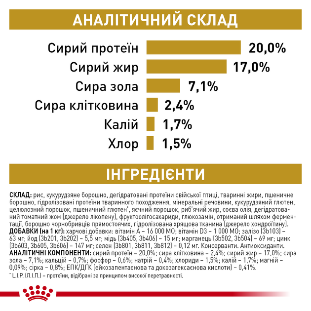 Сухий лікувальний корм Royal Canin Urinary Ageing 7+ (Роял Канін Урінарі Ейджинг) для собак старше 7 років 1.5 кг. - изображение 2