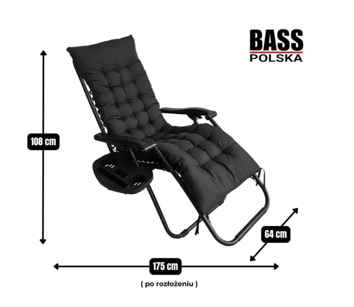 Садовое кресло-шезлонг Bass Polska BH 31012 - изображение 8