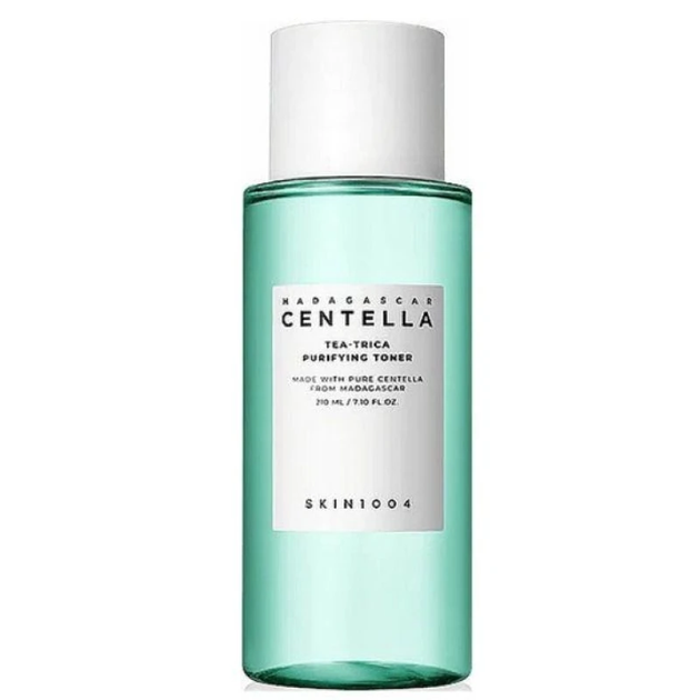 Тонер для жирної та схильної до акне шкіри SKIN1004 Madagascar Centella Tea‑Trica Purifying Toner 210ml — глибоке очищення - Фото 1 Тонер для жирної та схильної до акне шкіри SKIN1004 Madagascar Centella Tea‑Trica Purifying Toner 210ml — глибоке очищення - изображение 1