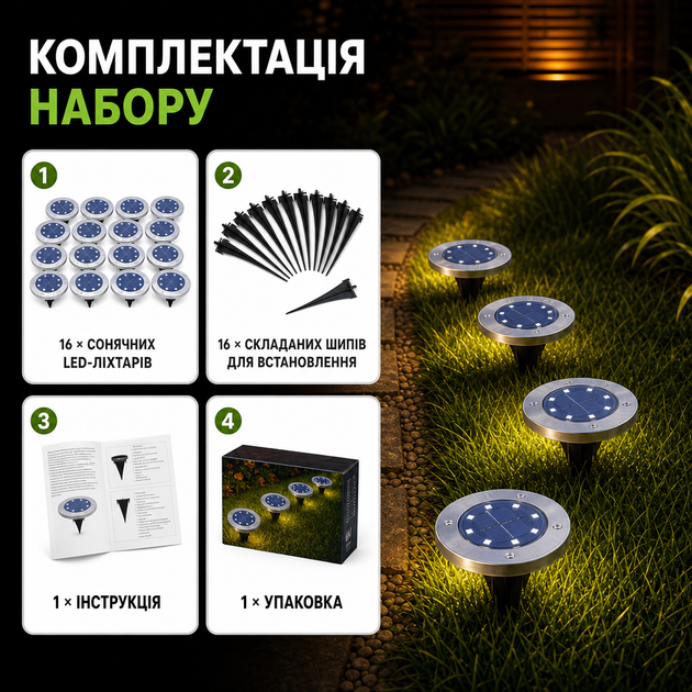 Садові LED-ліхтарі Bass Polska BH 12782 - зображення 2