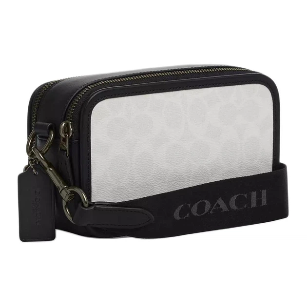 Сумка Coach Wyatt Crossbody In Signature Canvas через плече шкіряна коуч - зображення 5
